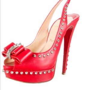 Christian Louboutin’s Red Spike Slingbacks